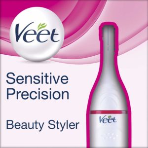 Veet Sensitive Precision Beauty Styler, Präzisions-Trimmer für Gesicht und Körper, 1er Pack